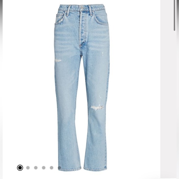 Citizens of Humanity Jolene jeans. Blue with small rips. Size 24 - Picture 1 of 11